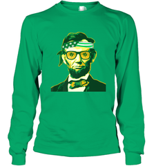 Abraham Lincoln St Patricks Day Long Sleeve T-Shirt Long Sleeve T-Shirt - HHHstores