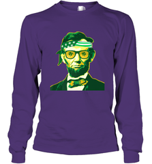 Abraham Lincoln St Patricks Day Long Sleeve T-Shirt Long Sleeve T-Shirt - HHHstores