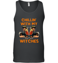 Cool Chillin With My Witches Halloween Costume Men's Tank Top