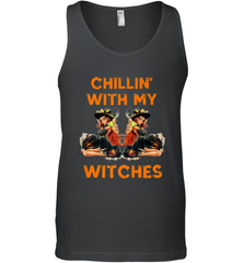 Cool Chillin With My Witches Halloween Costume Men's Tank Top Men's Tank Top - HHHstores
