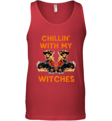 Cool Chillin With My Witches Halloween Costume Men's Tank Top Men's Tank Top - HHHstores