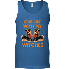 Cool Chillin With My Witches Halloween Costume Men's Tank Top Men's Tank Top - HHHstores