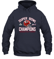 NFL super bowl Kansas City Chiefs Logo Helmet champions Hooded Sweatshirt