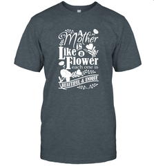 A mother is like a flower each one is beautiful and unique Men's T-Shirt Men's T-Shirt - HHHstores