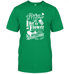 A mother is like a flower each one is beautiful and unique Men's T-Shirt Men's T-Shirt - HHHstores