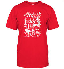 A mother is like a flower each one is beautiful and unique Men's T-Shirt Men's T-Shirt - HHHstores