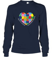 April is autism awareness month T shirt Long Sleeve T-Shirt Long Sleeve T-Shirt - HHHstores