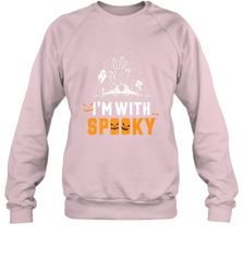 Spooky Halloween Costume Scary Gift Crewneck Sweatshirt Crewneck Sweatshirt - HHHstores