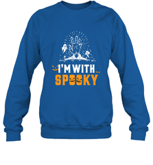 Spooky Halloween Costume Scary Gift Crewneck Sweatshirt Crewneck Sweatshirt - HHHstores