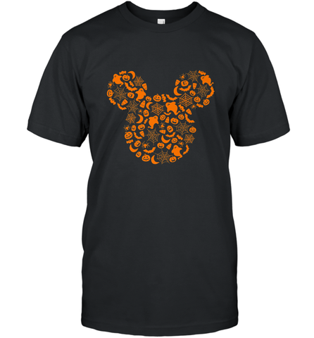 Disney Mickey Mouse Halloween Silhouette Men's T-Shirt Men's T-Shirt / Black / S Men's T-Shirt - HHHstores