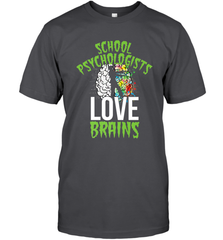 School Psychologists Love Brains Halloween Teacher Men's T-Shirt Men's T-Shirt - HHHstores