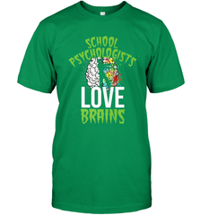 School Psychologists Love Brains Halloween Teacher Men's T-Shirt Men's T-Shirt - HHHstores