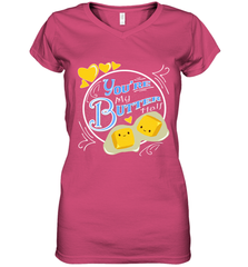 You Are My Butter Half Funny Women's V-Neck T-Shirt Women's V-Neck T-Shirt - HHHstores