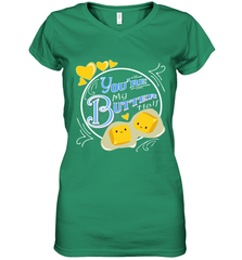 You Are My Butter Half Funny Women's V-Neck T-Shirt Women's V-Neck T-Shirt - HHHstores