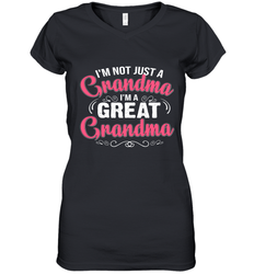 I'm a great Grandma Women's V-Neck T-Shirt