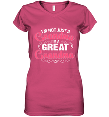 I'm a great Grandma Women's V-Neck T-Shirt Women's V-Neck T-Shirt - HHHstores