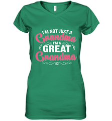 I'm a great Grandma Women's V-Neck T-Shirt Women's V-Neck T-Shirt - HHHstores