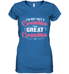 I'm a great Grandma Women's V-Neck T-Shirt Women's V-Neck T-Shirt - HHHstores