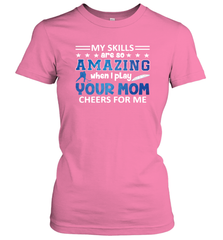 HOCKEY Yours Mom Cheers For Me Women's T-Shirt Women's T-Shirt - HHHstores