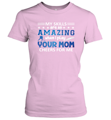 HOCKEY Yours Mom Cheers For Me Women's T-Shirt Women's T-Shirt - HHHstores