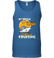 My broom broke so now i go cruising halloween witch Men's Tank Top Men's Tank Top - HHHstores