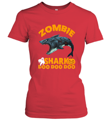 Zombie Shark Doo Doo Doo Halloween Shake Costume Lover Gifts Women's T-Shirt Women's T-Shirt - HHHstores