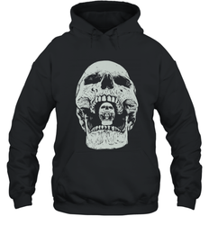 Vintage Halloween Skull Design For Trick or Treating Hooded Sweatshirt