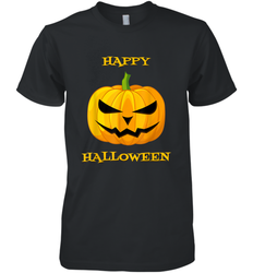 Happy Halloween Scary Pumpkin Tee Men's Premium T-Shirt
