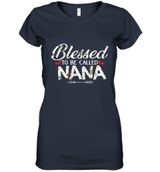 Blessed to be called Nana design Women's V-Neck T-Shirt