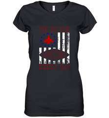 We do the impossible every day 01 Women's V-Neck T-Shirt Women's V-Neck T-Shirt - HHHstores