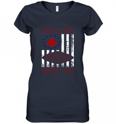 We do the impossible every day 01 Women's V-Neck T-Shirt