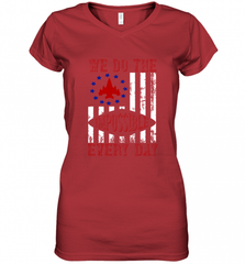 We do the impossible every day 01 Women's V-Neck T-Shirt Women's V-Neck T-Shirt - HHHstores