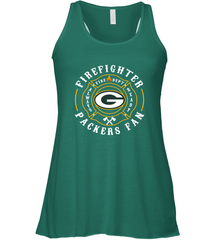 Green Bay Packers NFL Pro Line Green Firefighter Women's Racerback Tank Women's Racerback Tank - HHHstores
