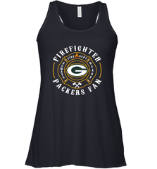 Green Bay Packers NFL Pro Line Green Firefighter Women's Racerback Tank Women's Racerback Tank - HHHstores