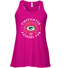 Green Bay Packers NFL Pro Line Green Firefighter Women's Racerback Tank Women's Racerback Tank - HHHstores