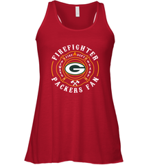 Green Bay Packers NFL Pro Line Green Firefighter Women's Racerback Tank Women's Racerback Tank - HHHstores