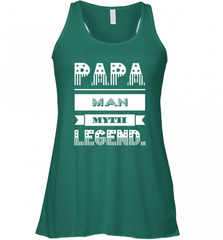Papa Man Myth Legend Father's Day Dad Veteran Gift Women's Racerback Tank Women's Racerback Tank - HHHstores
