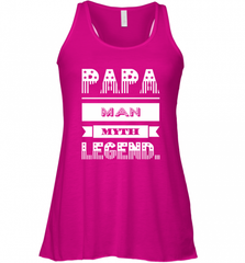 Papa Man Myth Legend Father's Day Dad Veteran Gift Women's Racerback Tank Women's Racerback Tank - HHHstores