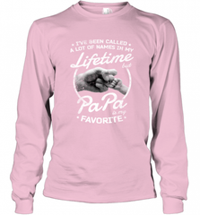 Papa Fathers Day Grandpa or Dad Long Sleeve T-Shirt Long Sleeve T-Shirt - HHHstores