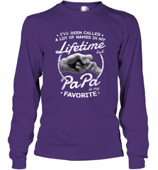Papa Fathers Day Grandpa or Dad Long Sleeve T-Shirt Long Sleeve T-Shirt - HHHstores
