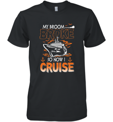 My Broom Broke So Now I Am A Nurse Halloween Costume Men's Premium T-Shirt Men's Premium T-Shirt - HHHstores