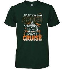 My Broom Broke So Now I Am A Nurse Halloween Costume Men's Premium T-Shirt Men's Premium T-Shirt - HHHstores