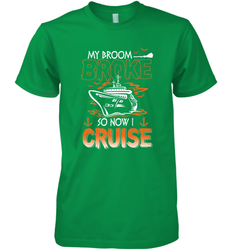 My Broom Broke So Now I Am A Nurse Halloween Costume Men's Premium T-Shirt