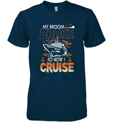 My Broom Broke So Now I Am A Nurse Halloween Costume Men's Premium T-Shirt Men's Premium T-Shirt - HHHstores