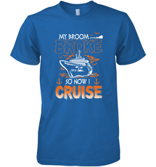 My Broom Broke So Now I Am A Nurse Halloween Costume Men's Premium T-Shirt Men's Premium T-Shirt - HHHstores