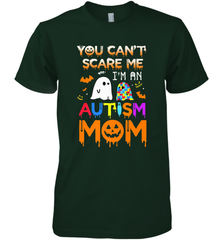 You Can't Scare Me I'm An Autism Mom Ghost Awareness Funny Men's Premium T-Shirt Men's Premium T-Shirt - HHHstores