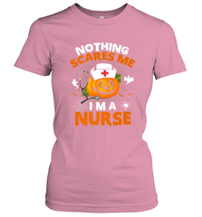 Nurse Halloween Gifts Nothing Scares Me I Am A Nurse Women's T-Shirt Women's T-Shirt - HHHstores