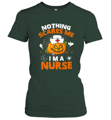 Nurse Halloween Gifts Nothing Scares Me I Am A Nurse Women's T-Shirt Women's T-Shirt - HHHstores