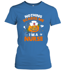 Nurse Halloween Gifts Nothing Scares Me I Am A Nurse Women's T-Shirt Women's T-Shirt - HHHstores