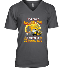 You Can't Scare Me I Drive School Bus Halloween Gift Men's V-Neck Men's V-Neck - HHHstores